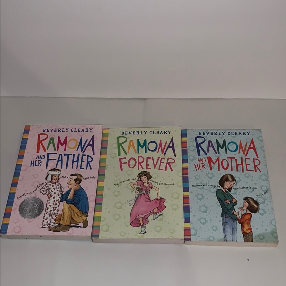 3 Ramona Books By Beverly Clearly